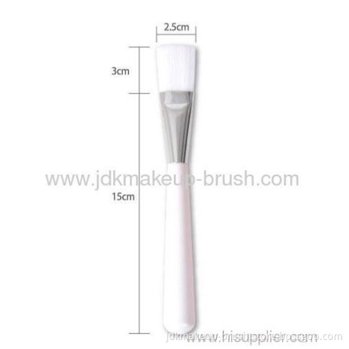 Professional Mask Brush With White Synthetic Hair
